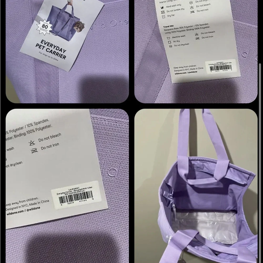 New Wild One Every Day Pet Carrier light lavender Lilac